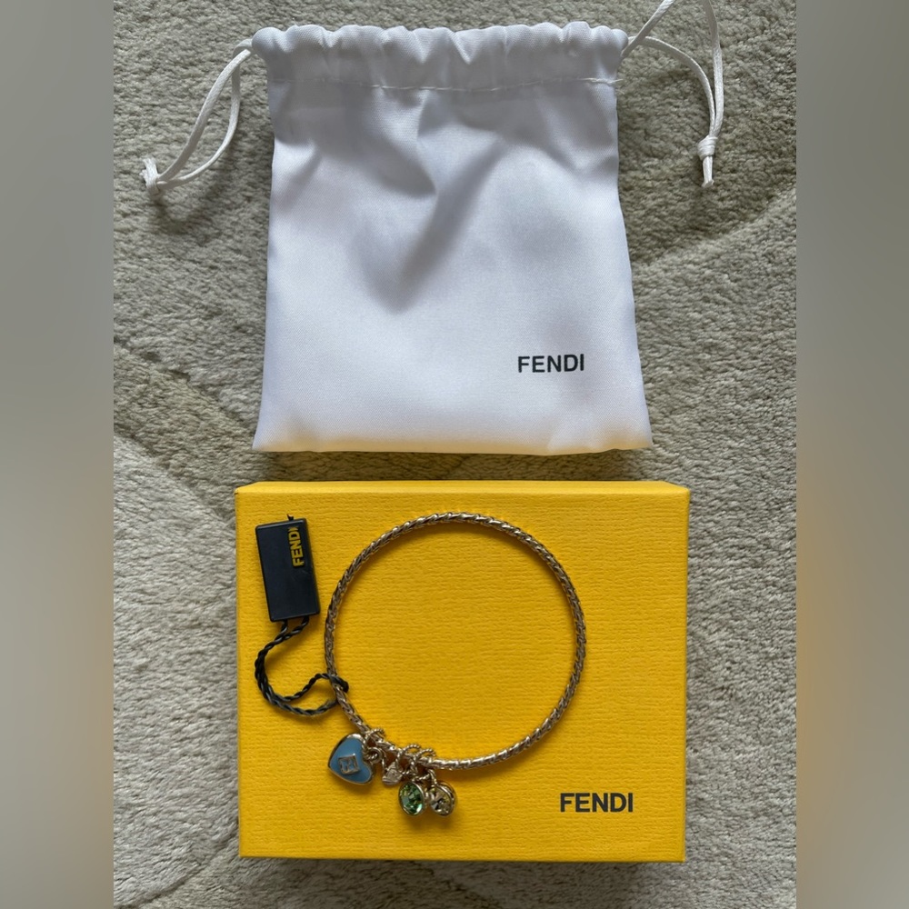 BRAND NEW Fendi charm bangle